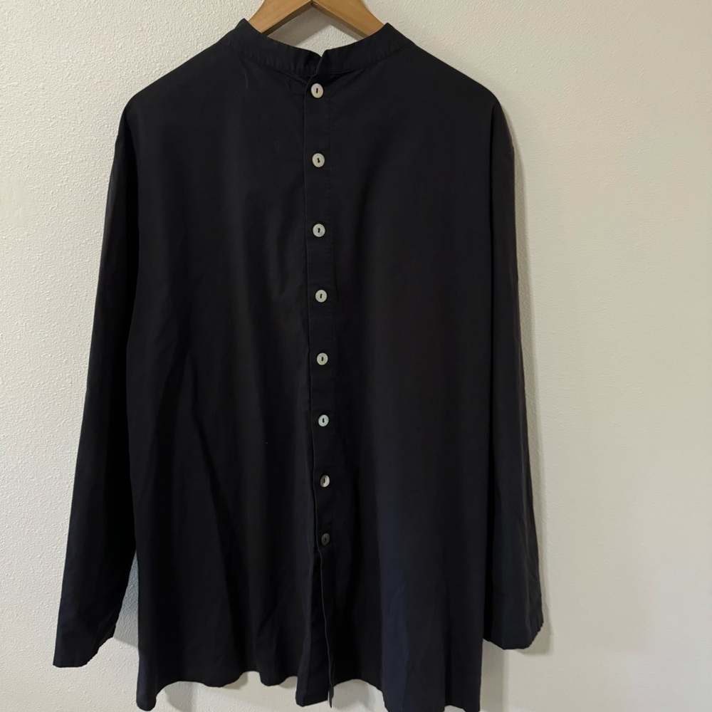 Elemente Clemente Double Sided Button Longline Bl… - image 2